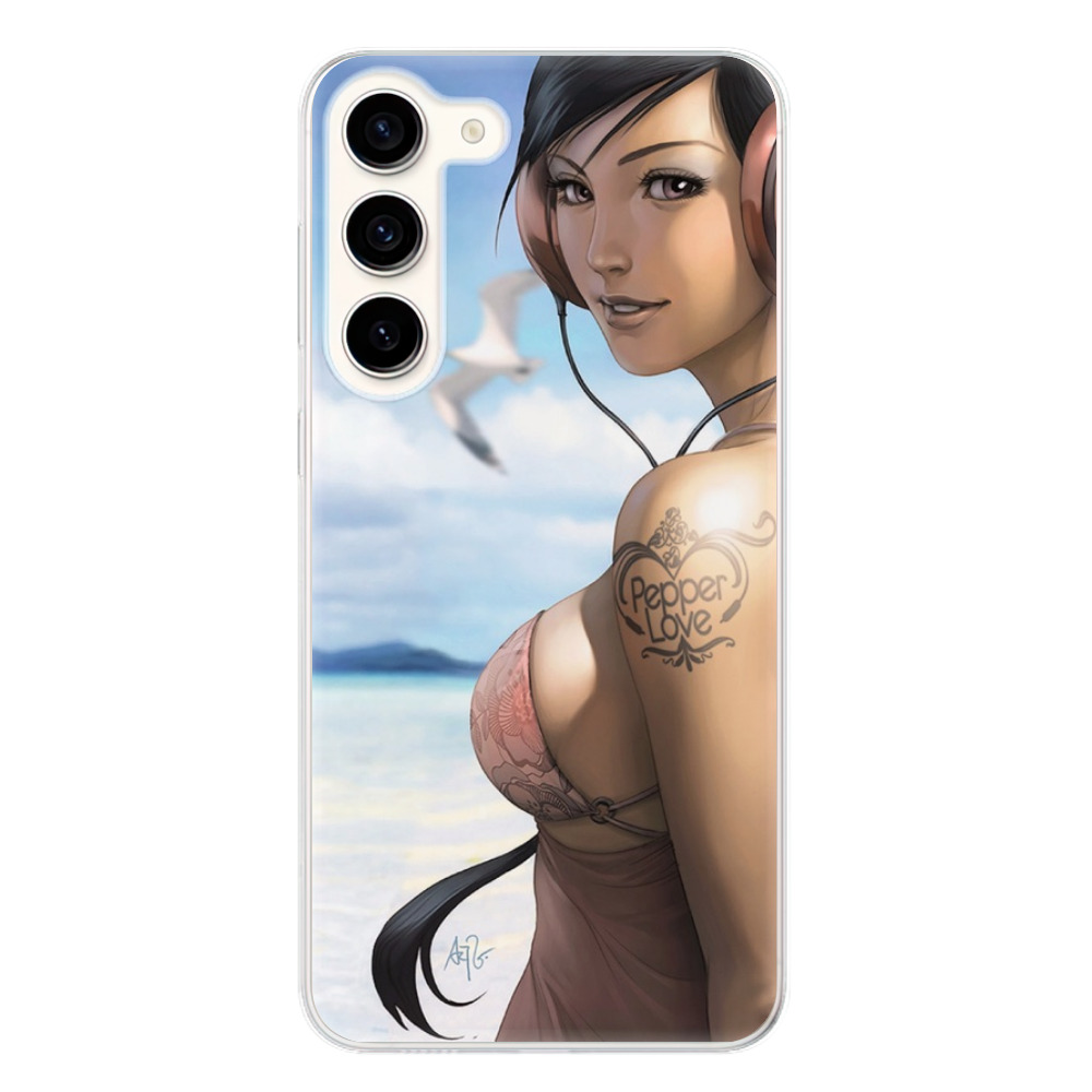 Odolné silikónové puzdro iSaprio - Girl 02 - Samsung Galaxy S23+ 5G