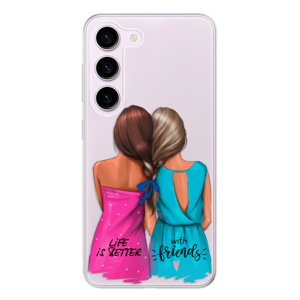 Odolné silikónové puzdro iSaprio - Best Friends - Samsung Galaxy S23 5G
