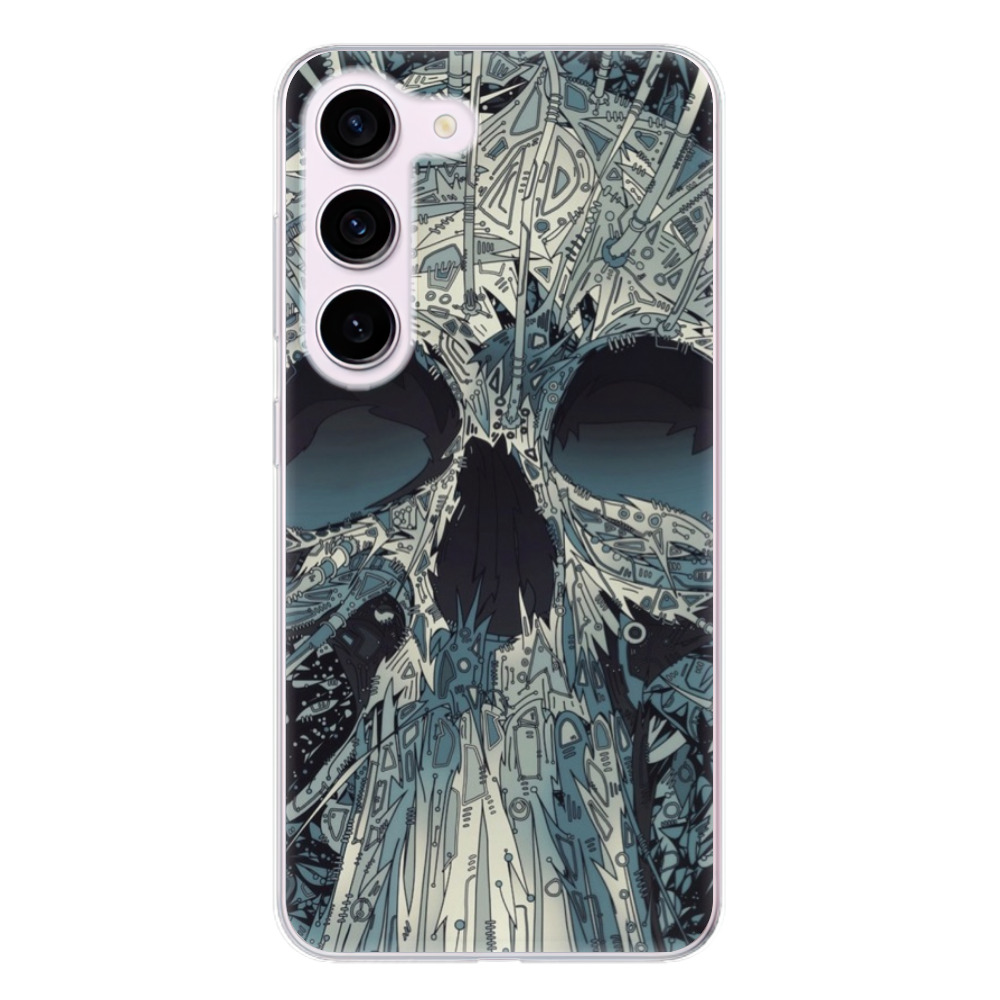 Odolné silikónové puzdro iSaprio - Abstract Skull - Samsung Galaxy S23 5G