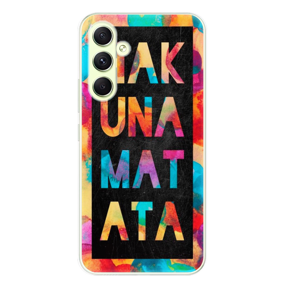 Odolné silikónové puzdro iSaprio - Hakuna Matata 01 - Samsung Galaxy A54 5G