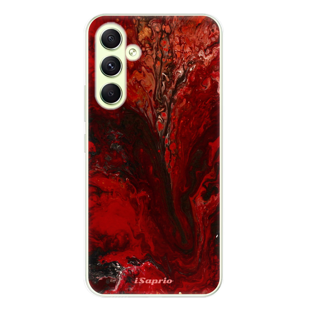 Odolné silikónové puzdro iSaprio - RedMarble 17 - Samsung Galaxy A54 5G