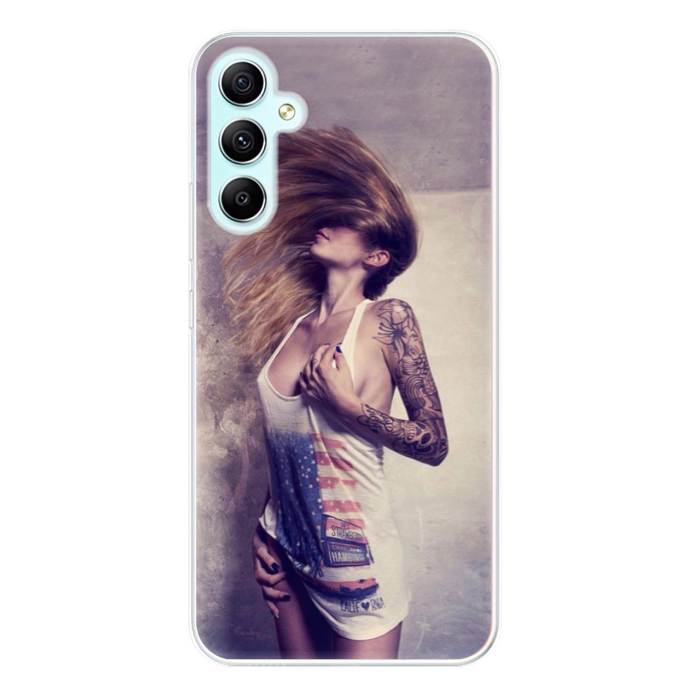 Odolné silikónové puzdro iSaprio - Girl 01 - Samsung Galaxy A34 5G