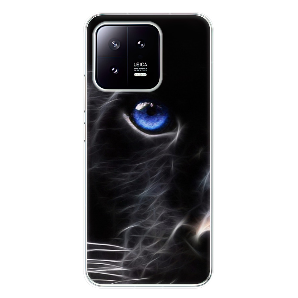 Odolné silikónové puzdro iSaprio - Black Puma - Xiaomi 13