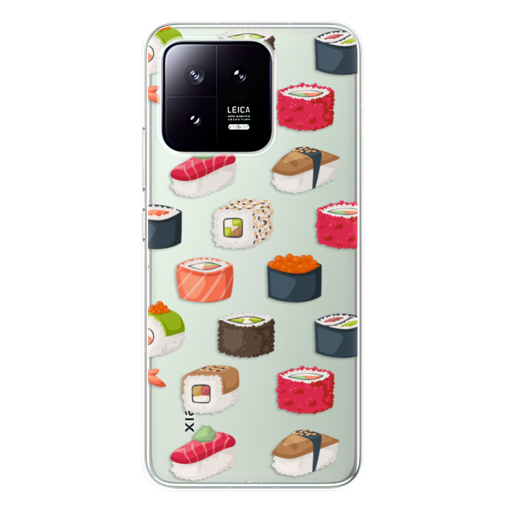 Odolné silikónové puzdro iSaprio - Sushi Pattern - Xiaomi 13