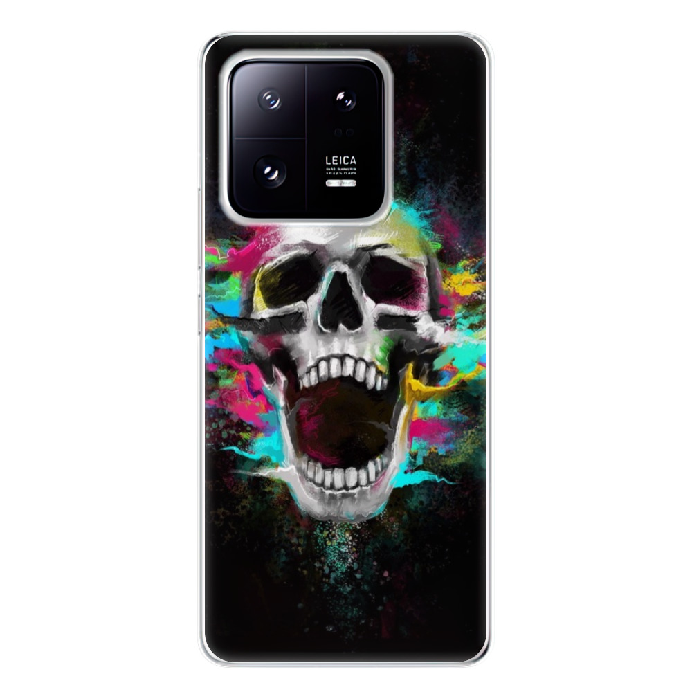 Odolné silikónové puzdro iSaprio - Skull in Colors - Xiaomi 13 Pro