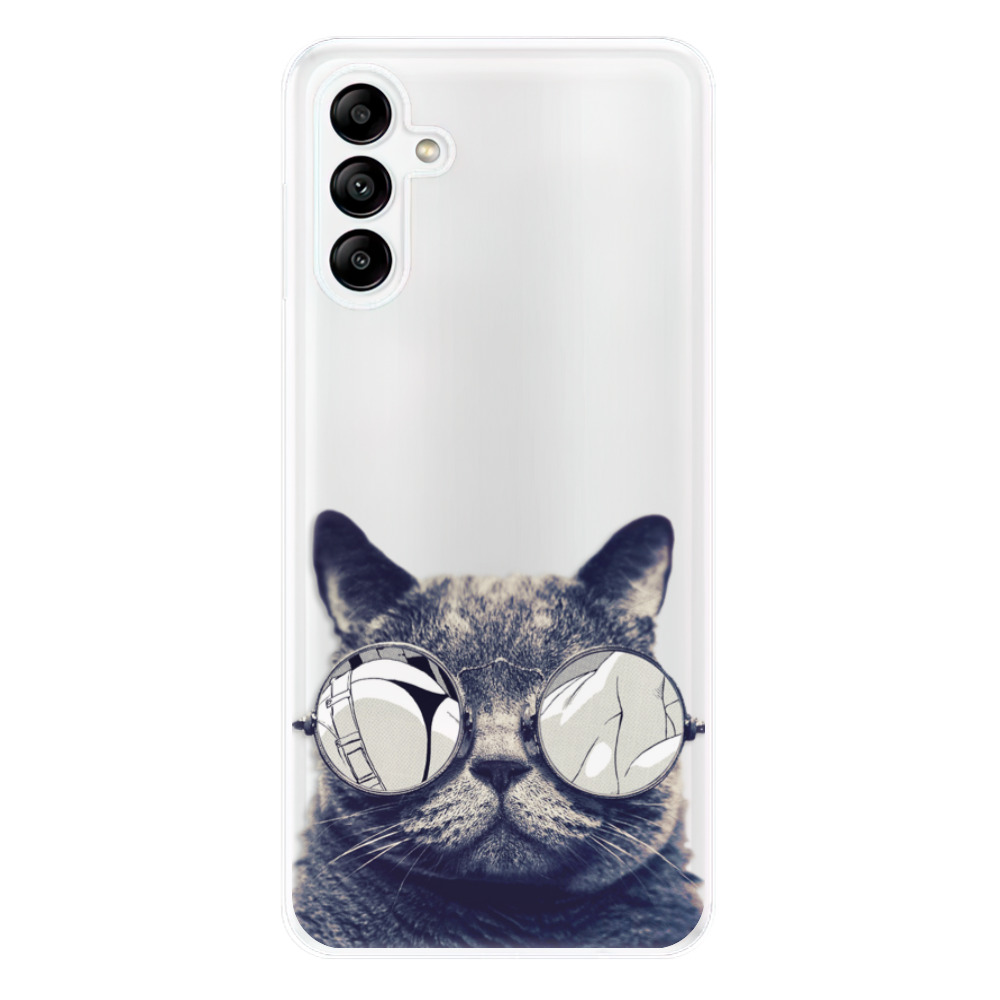Odolné silikónové puzdro iSaprio - Crazy Cat 01 - Samsung Galaxy A04s