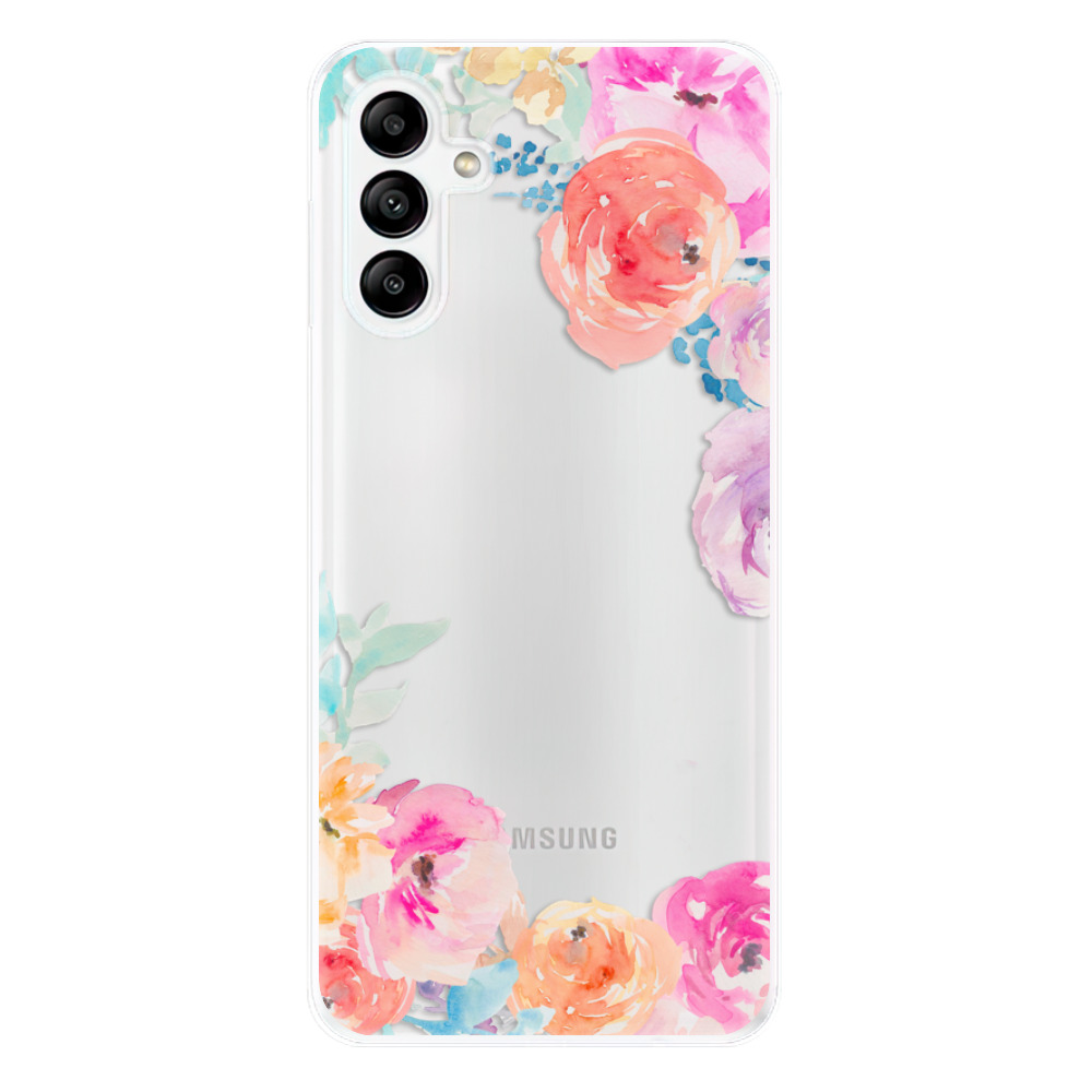Odolné silikónové puzdro iSaprio - Flower Brush - Samsung Galaxy A04s