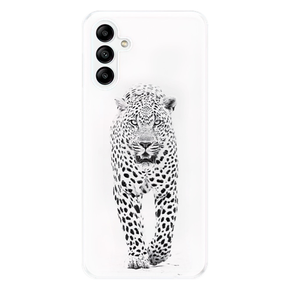 Odolné silikónové puzdro iSaprio - White Jaguar - Samsung Galaxy A04s