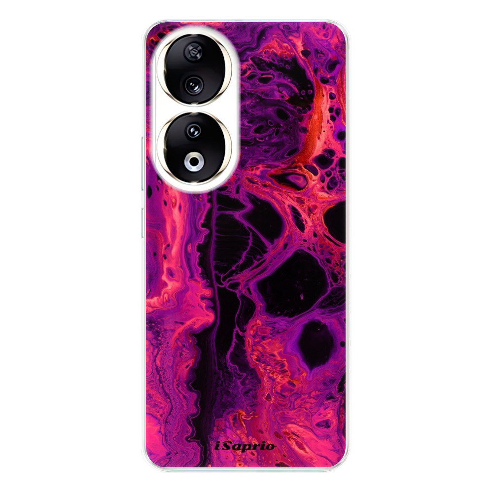 Odolné silikónové puzdro iSaprio - Abstract Dark 01 - Honor 90 5G