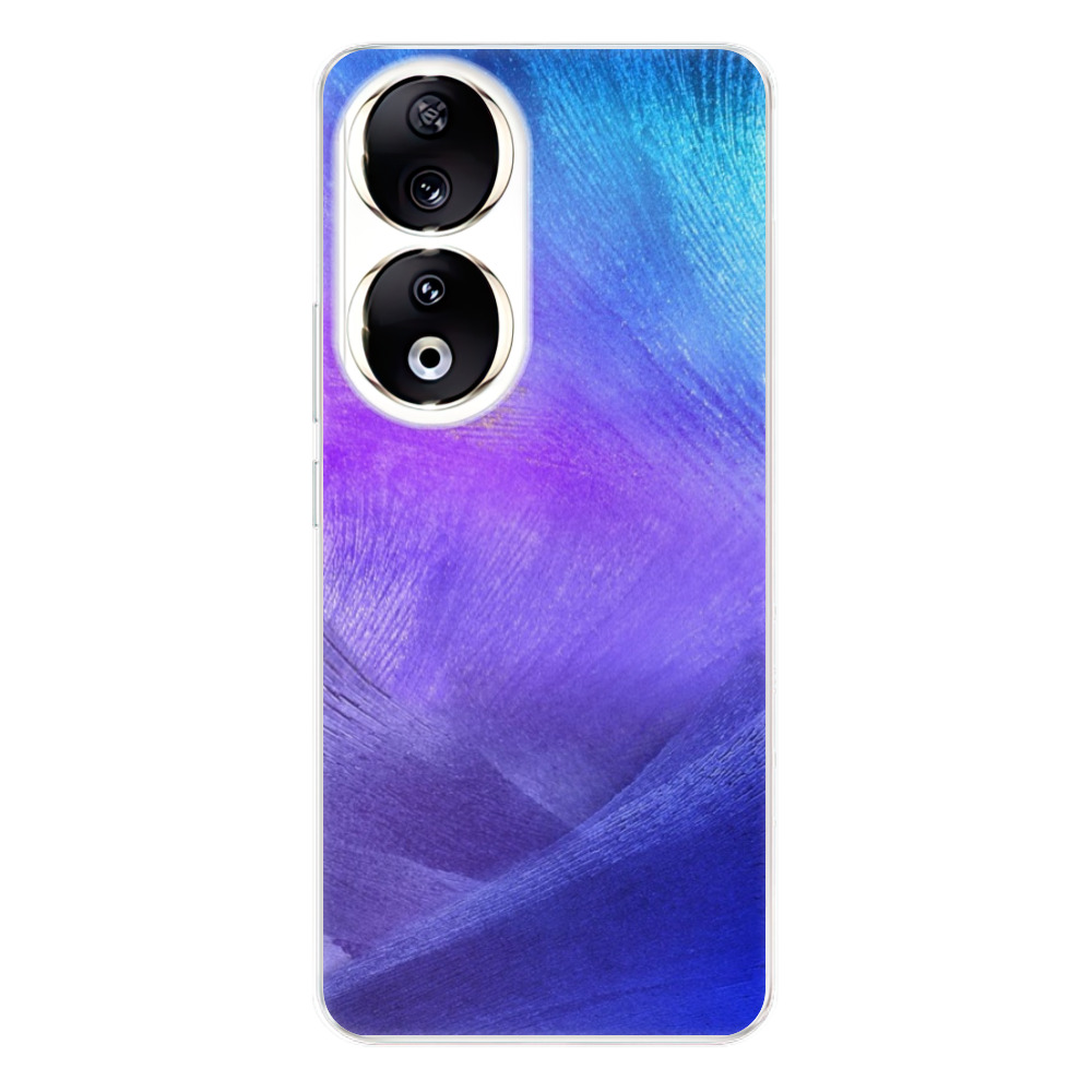 Odolné silikónové puzdro iSaprio - Purple Feathers - Honor 90 5G