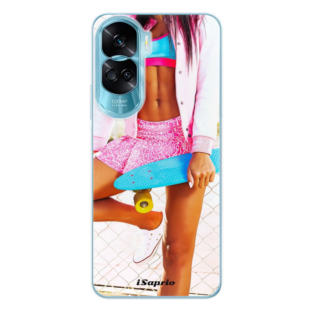 Odolné silikónové puzdro iSaprio - Skate girl 01 - Honor 90 Lite 5G
