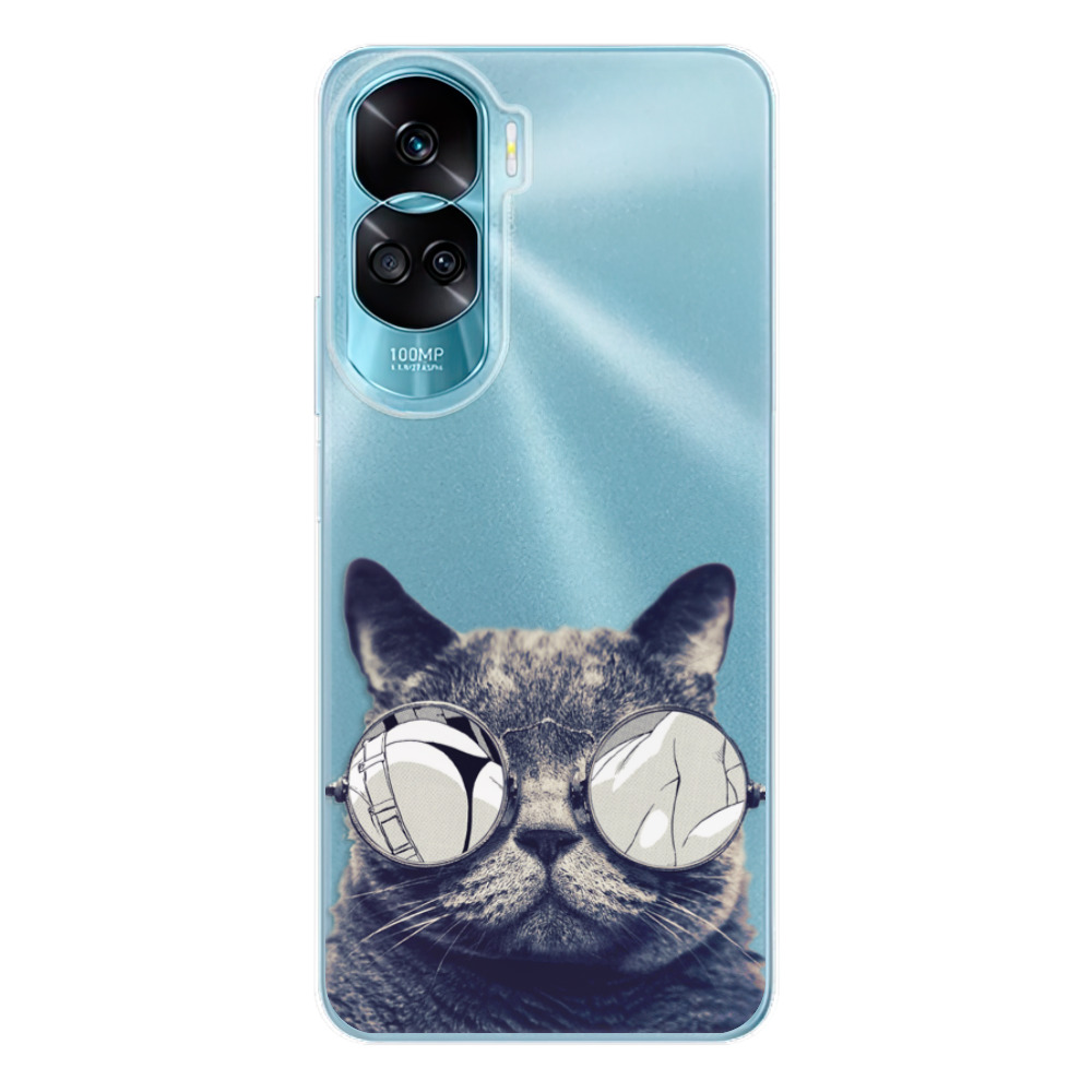 Odolné silikónové puzdro iSaprio - Crazy Cat 01 - Honor 90 Lite 5G