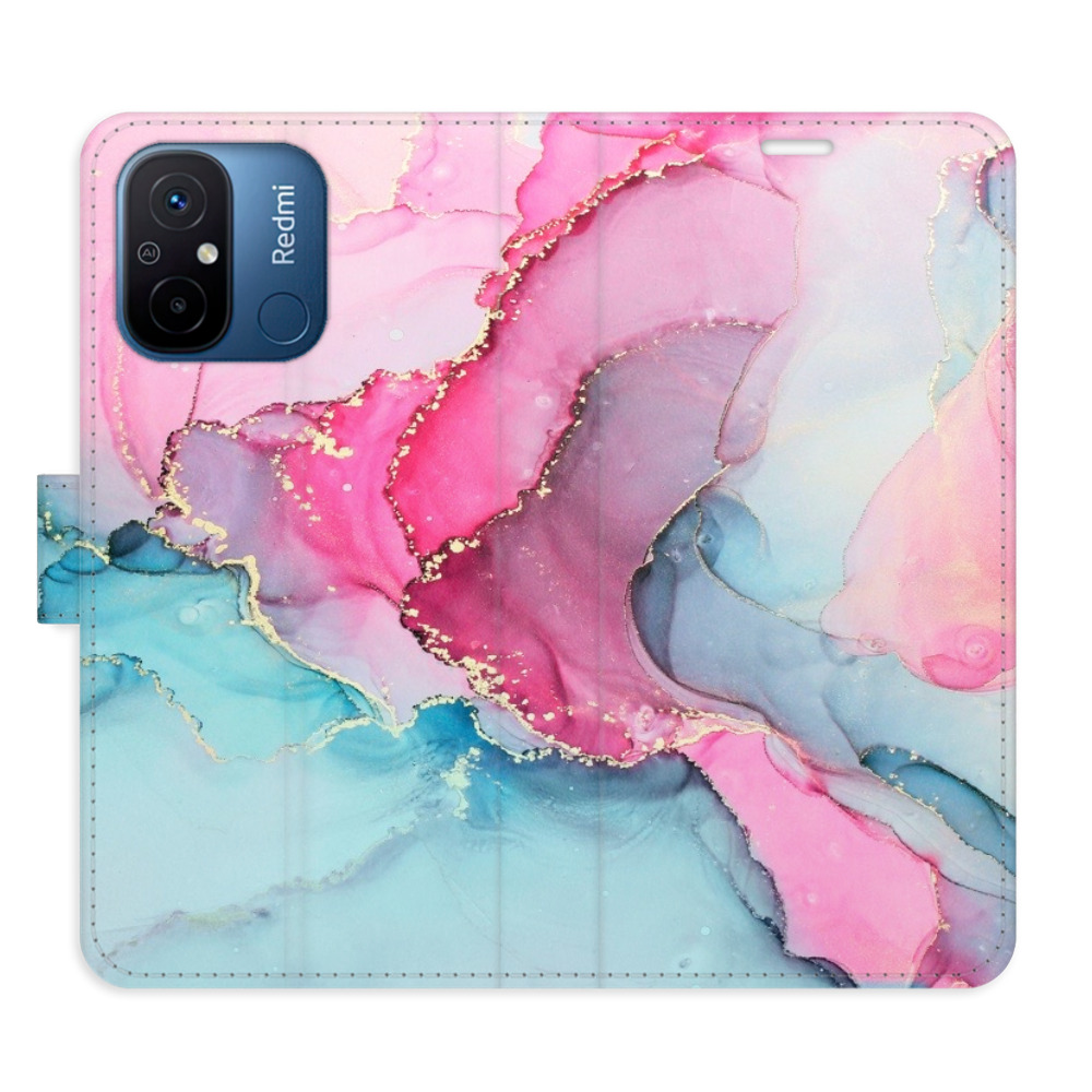 Flipové puzdro iSaprio - PinkBlue Marble - Xiaomi Redmi 12C