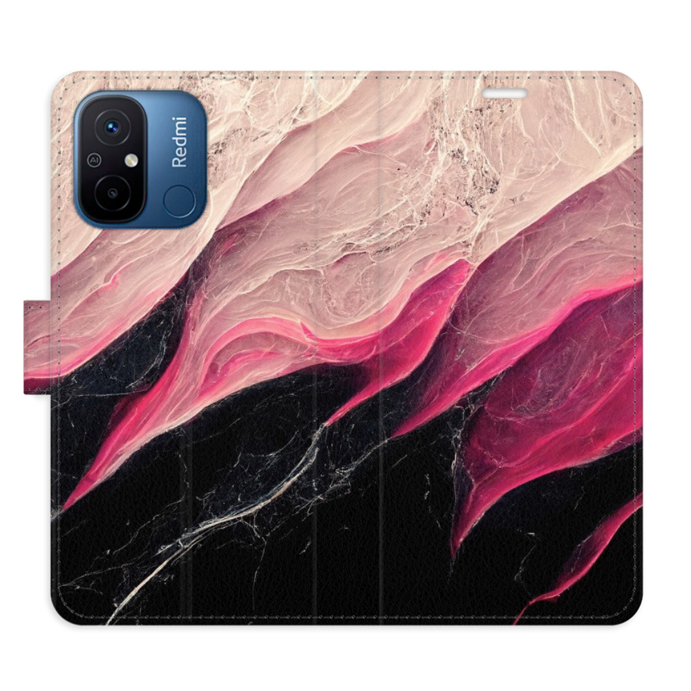 Flipové puzdro iSaprio - BlackPink Marble - Xiaomi Redmi 12C