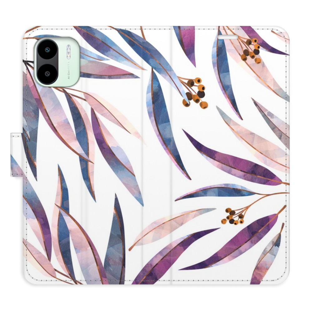 Flipové puzdro iSaprio - Ornamental Leaves - Xiaomi Redmi A1 / A2