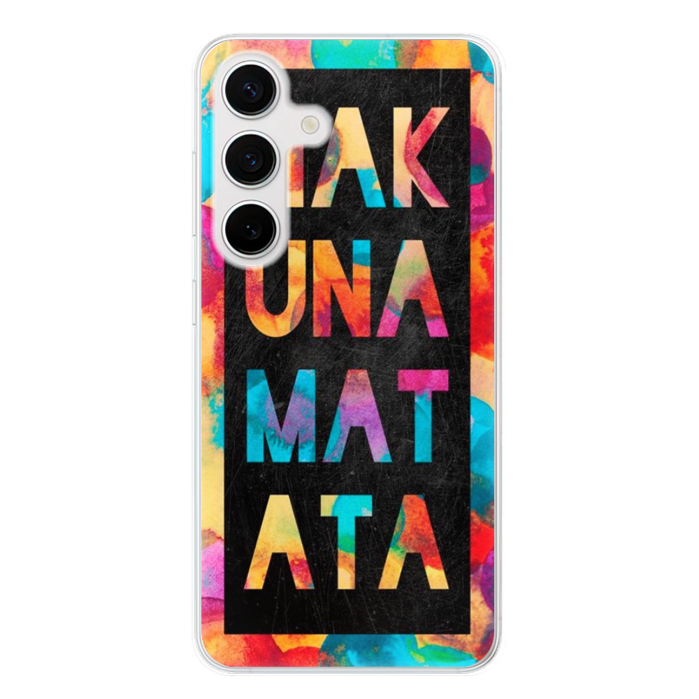 Odolné silikónové puzdro iSaprio - Hakuna Matata 01 - Samsung Galaxy S24