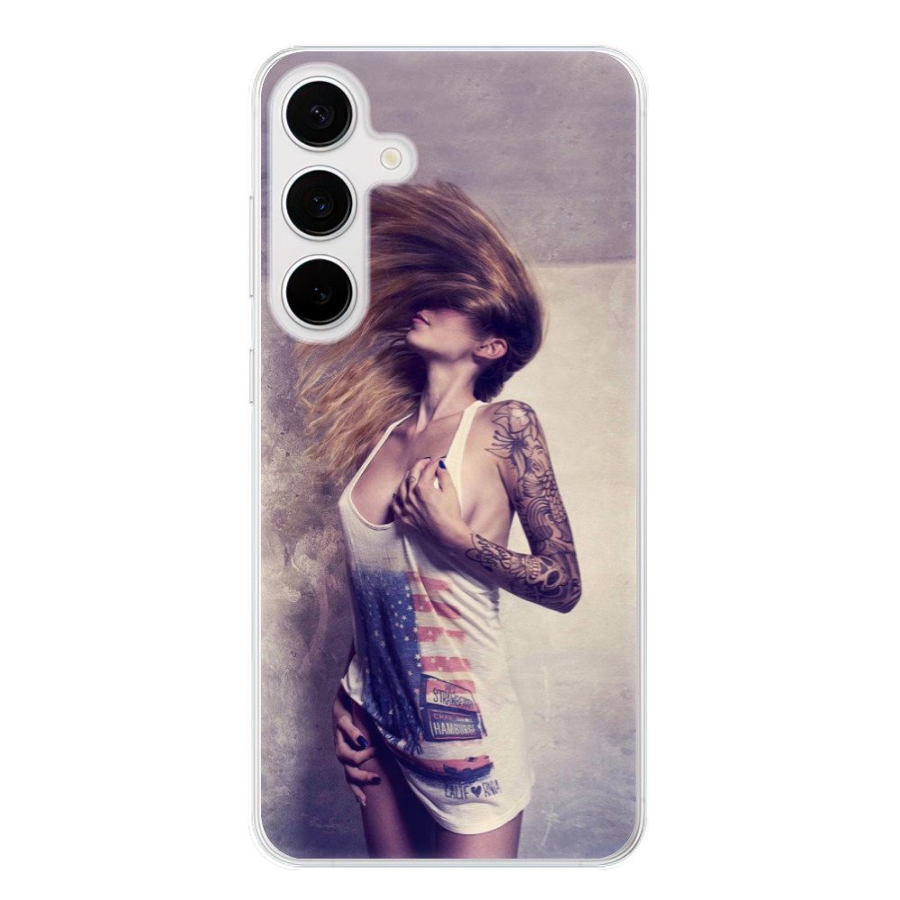 Odolné silikónové puzdro iSaprio - Girl 01 - Samsung Galaxy S24+
