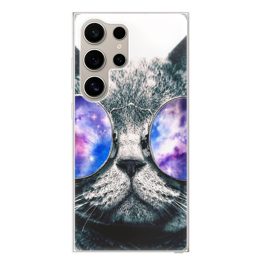 Odolné silikónové puzdro iSaprio - Galaxy Cat - Samsung Galaxy S24 Ultra