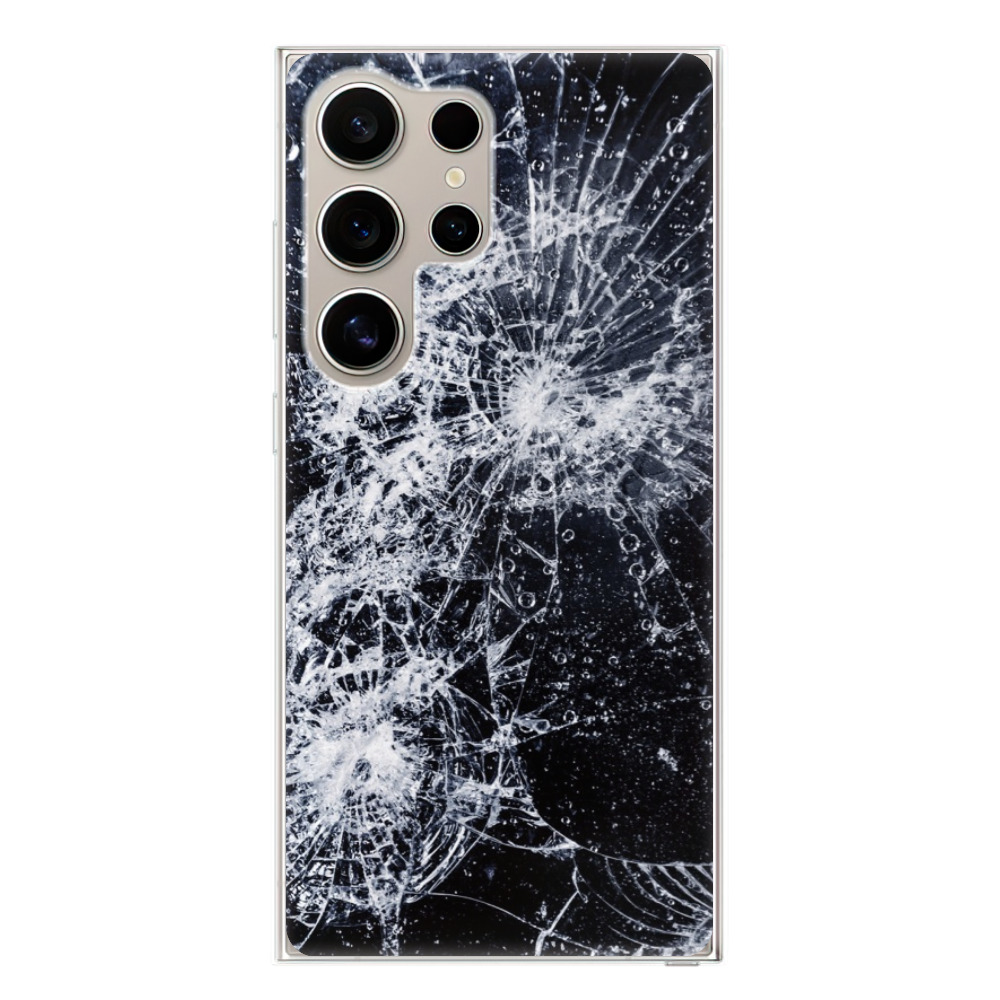 Odolné silikónové puzdro iSaprio - Cracked - Samsung Galaxy S24 Ultra