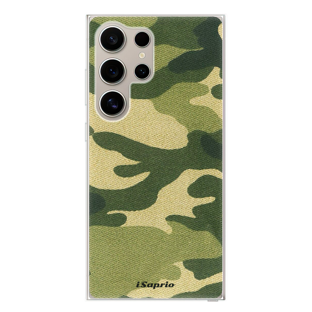 Odolné silikónové puzdro iSaprio - Green Camuflage 01 - Samsung Galaxy S24 Ultra