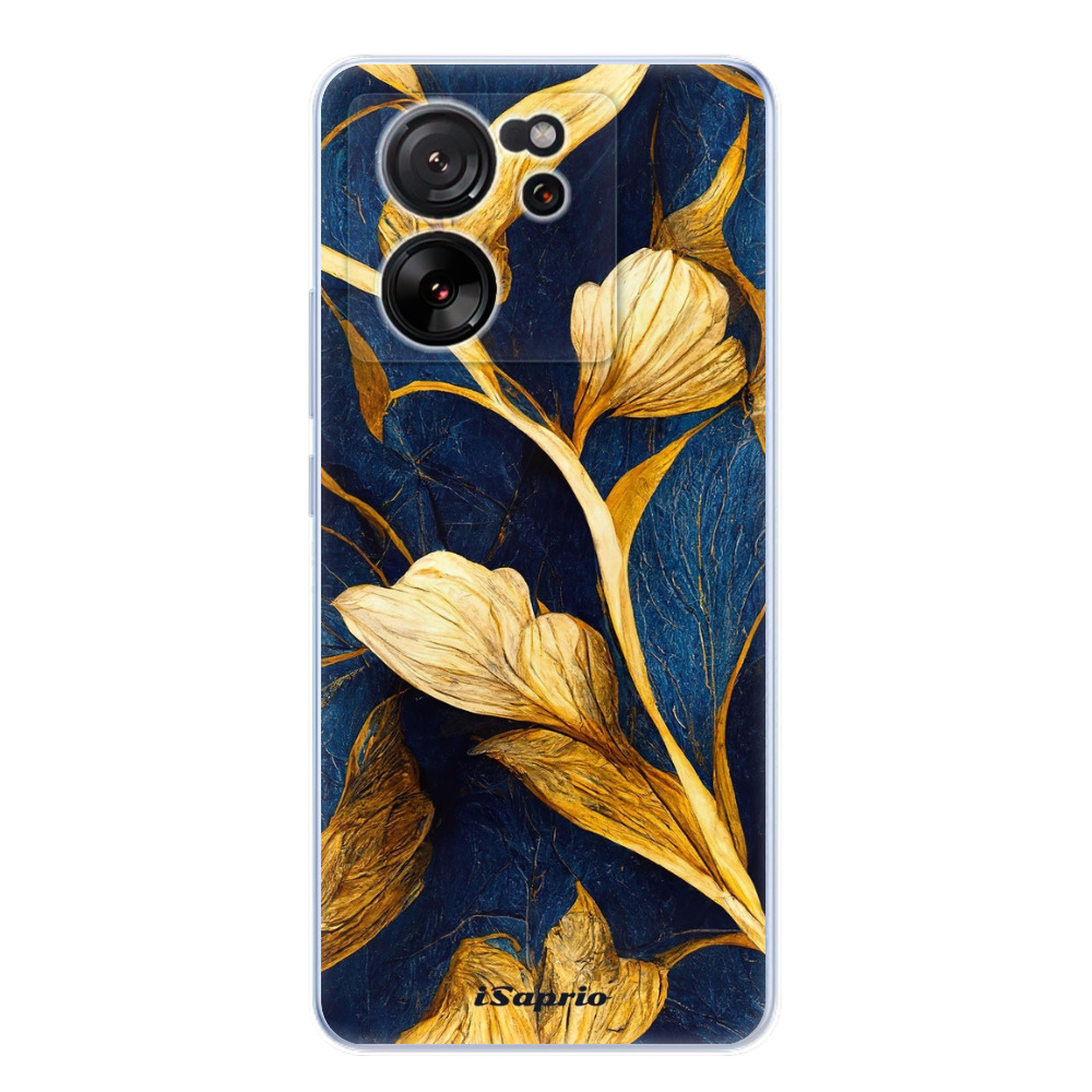 Odolné silikónové puzdro iSaprio - Gold Leaves - Xiaomi 13T / 13T Pro