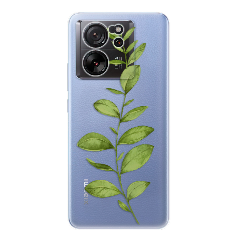 Odolné silikónové puzdro iSaprio - Green Plant 01 - Xiaomi 13T / 13T Pro