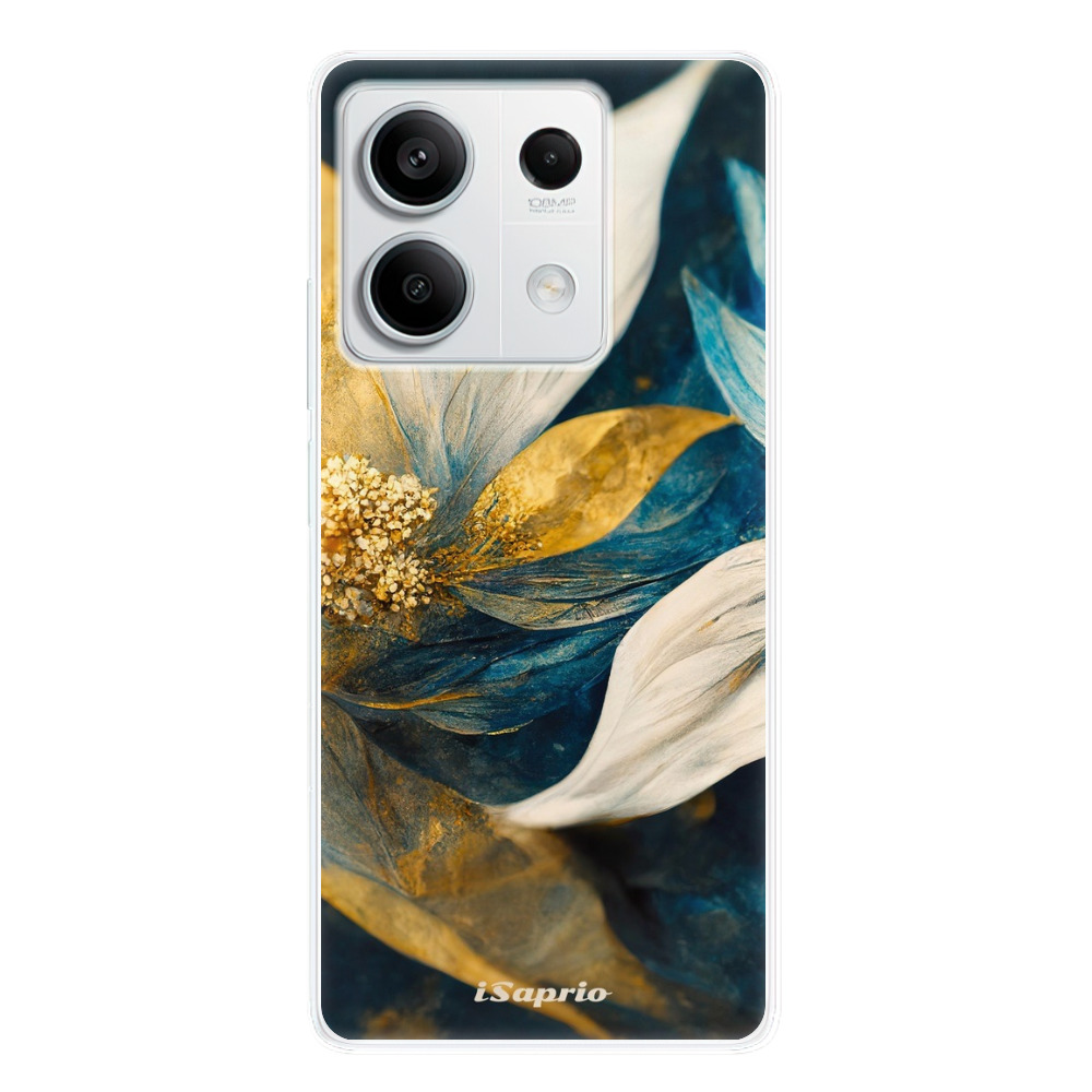 Odolné silikónové puzdro iSaprio - Gold Petals - Xiaomi Redmi Note 13 5G