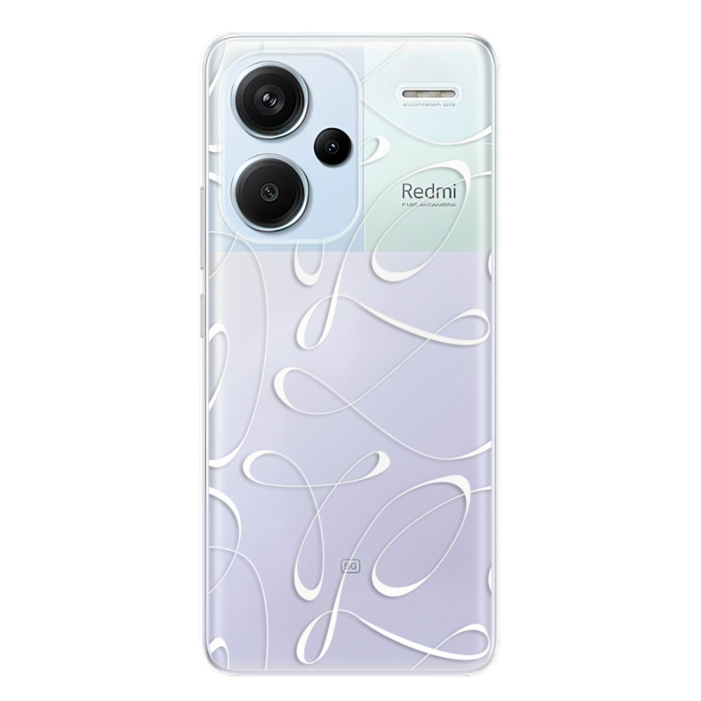 Odolné silikónové puzdro iSaprio - Fancy - white - Xiaomi Redmi Note 13 Pro+ 5G