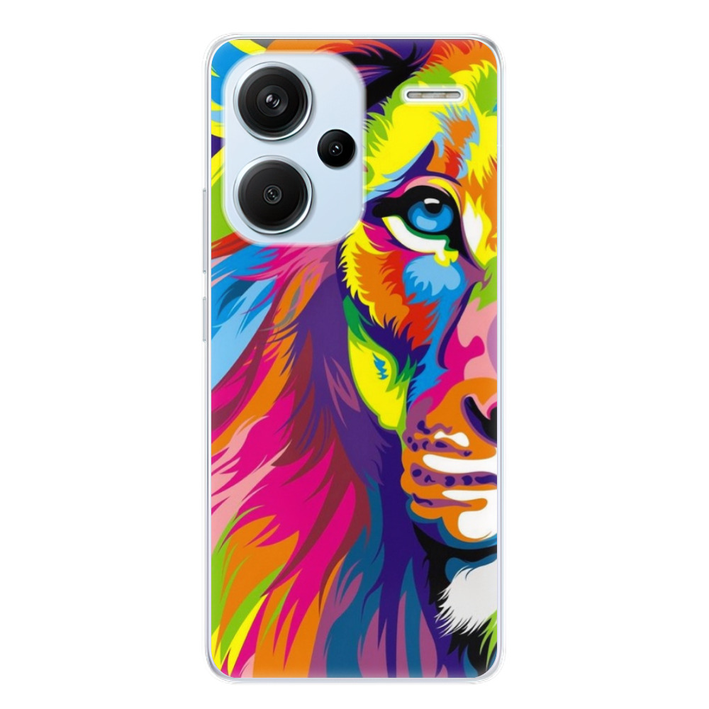 Odolné silikónové puzdro iSaprio - Rainbow Lion - Xiaomi Redmi Note 13 Pro+ 5G