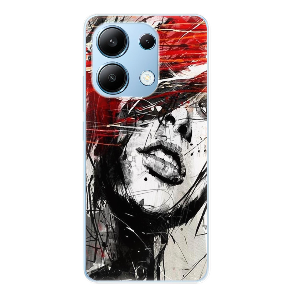 Odolné silikónové puzdro iSaprio - Sketch Face - Xiaomi Redmi Note 13