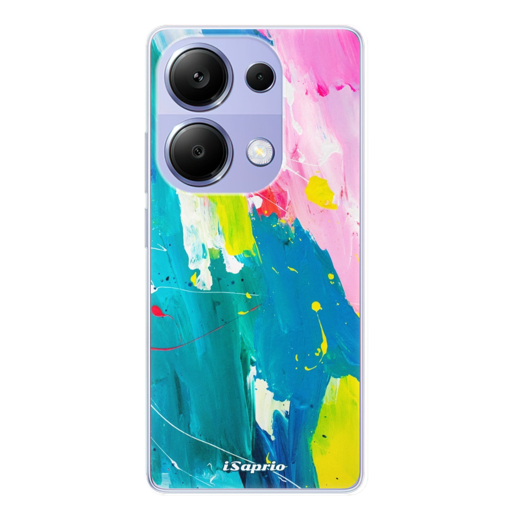 Odolné silikónové puzdro iSaprio - Abstract Paint 04 - Xiaomi Redmi Note 13 Pro