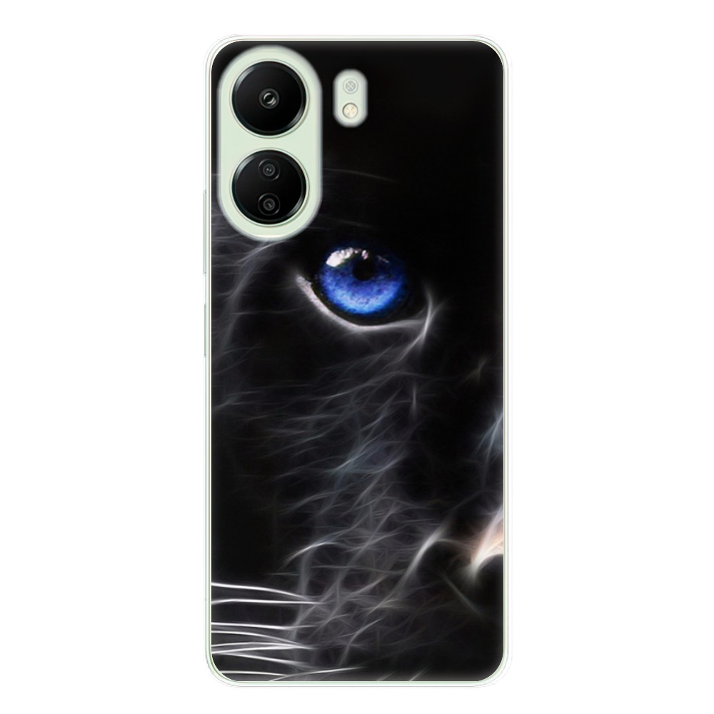 Odolné silikónové puzdro iSaprio - Black Puma - Xiaomi Redmi 13C