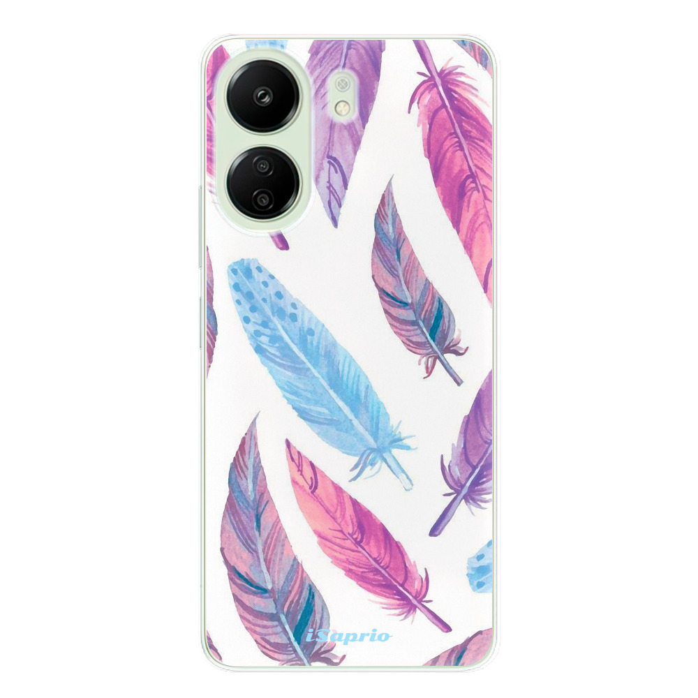 Odolné silikónové puzdro iSaprio - Feather Pattern 10 - Xiaomi Redmi 13C