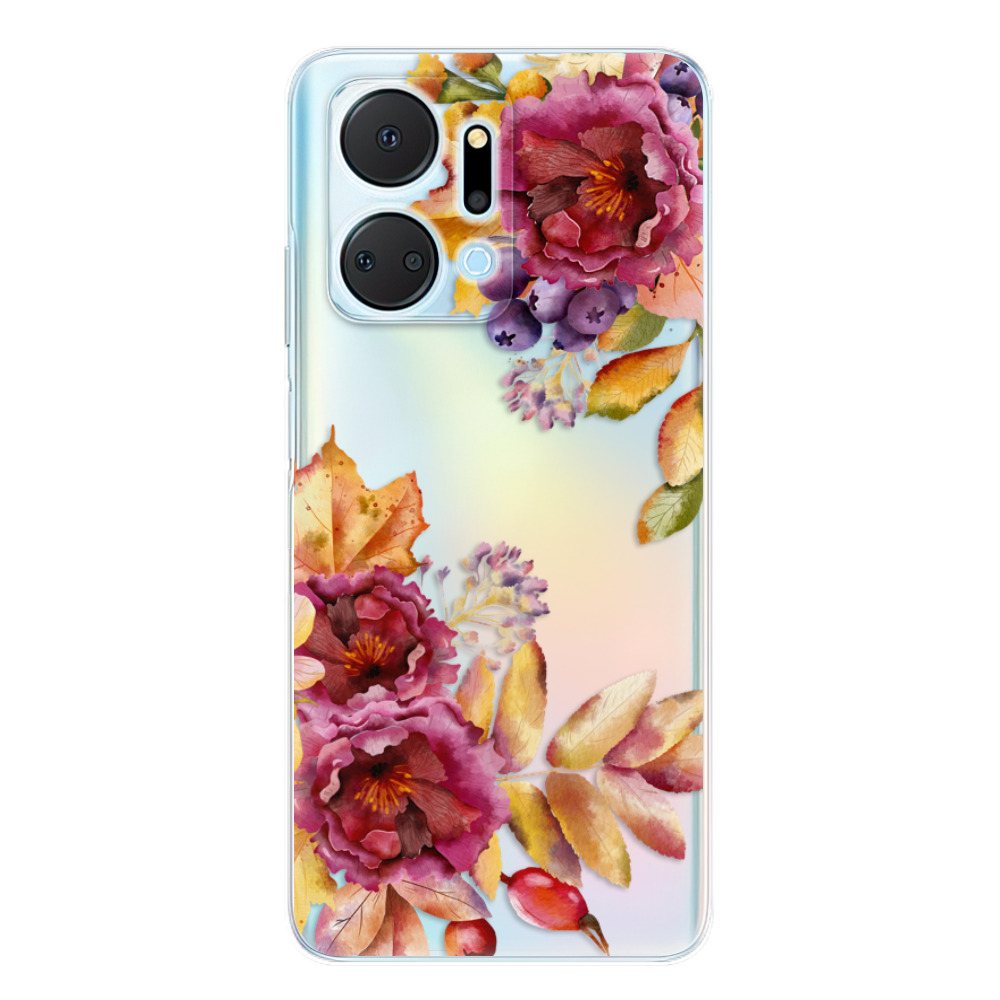 Odolné silikónové puzdro iSaprio - Fall Flowers - Honor X7a