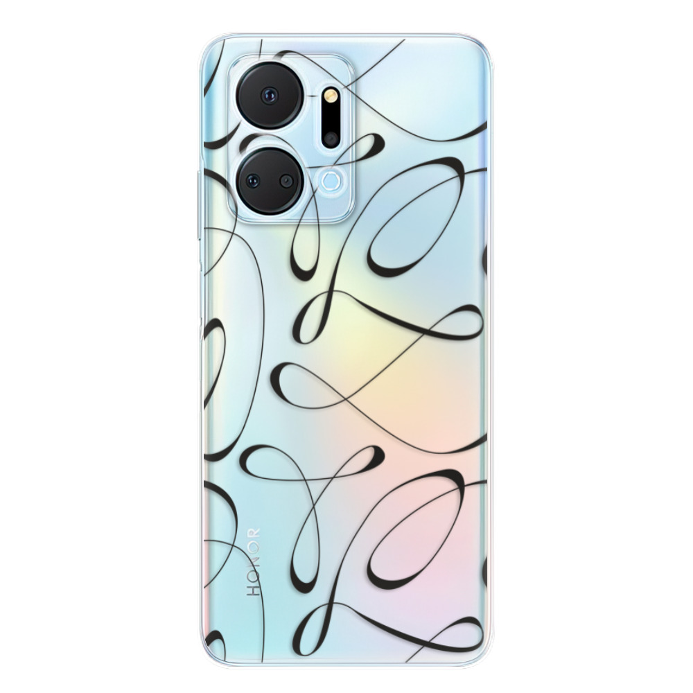 Odolné silikónové puzdro iSaprio - Fancy - black - Honor X7a