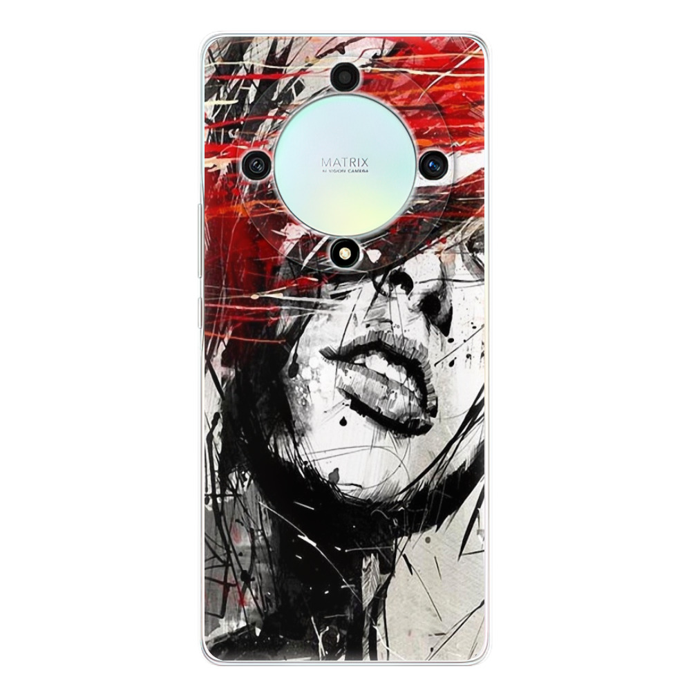 Odolné silikónové puzdro iSaprio - Sketch Face - Honor Magic5 Lite 5G