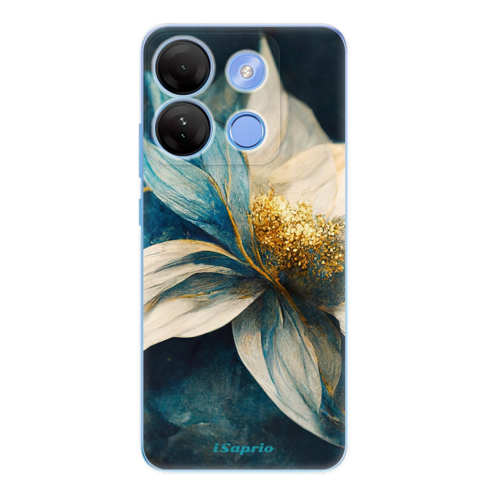Odolné silikónové puzdro iSaprio - Blue Petals - Infinix Smart 7