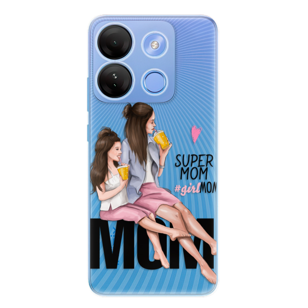 Odolné silikónové puzdro iSaprio - Milk Shake - Brunette - Infinix Smart 7