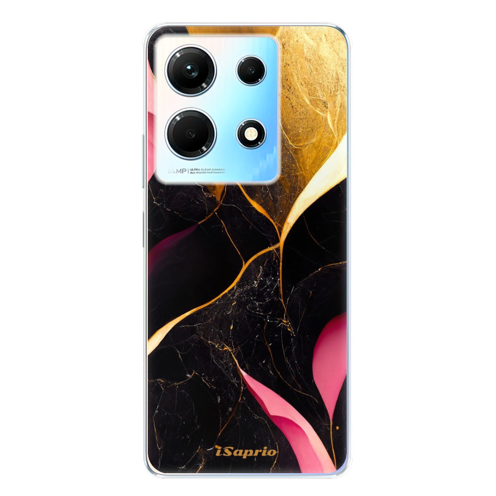 Odolné silikónové puzdro iSaprio - Gold Pink Marble - Infinix Note 30