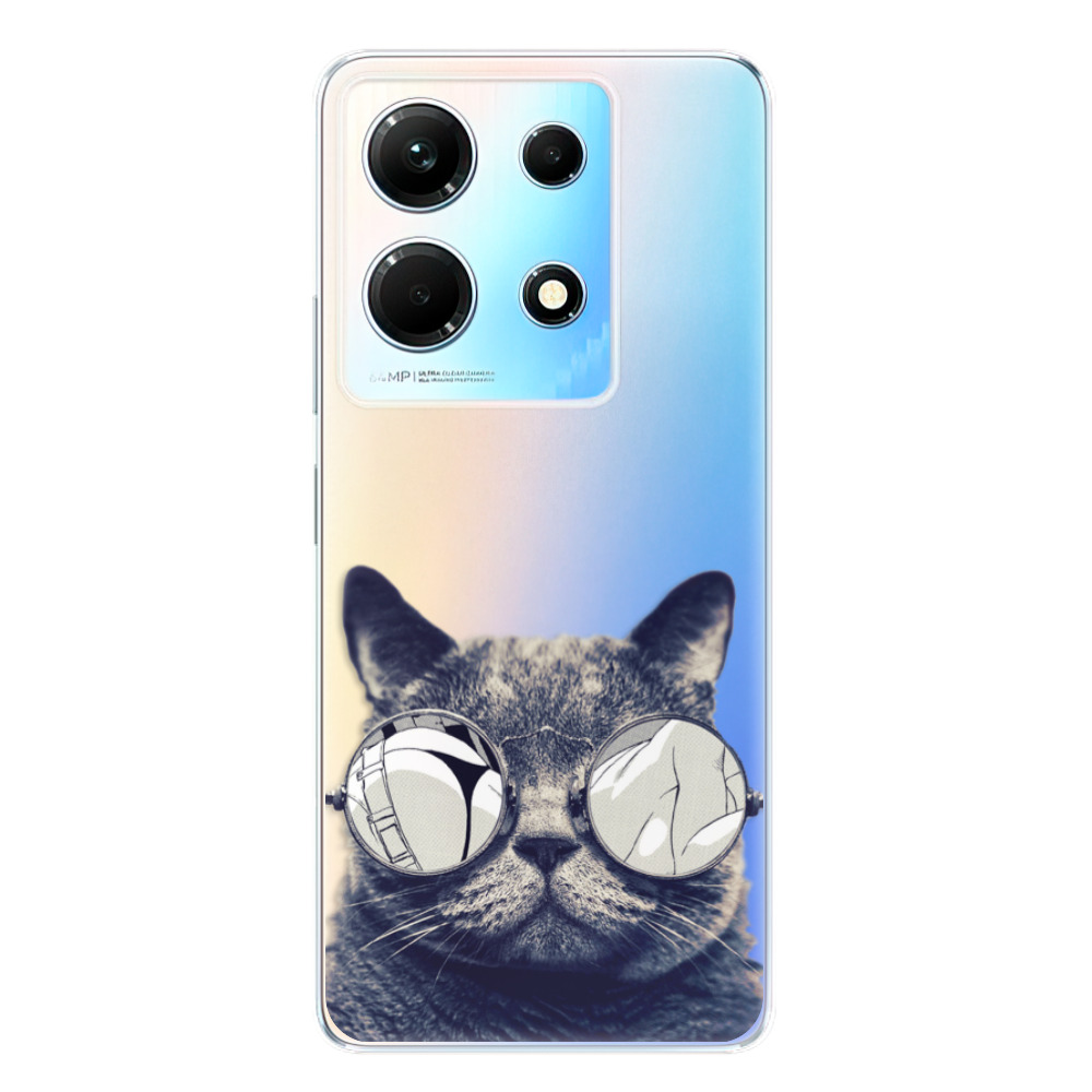 Odolné silikónové puzdro iSaprio - Crazy Cat 01 - Infinix Note 30