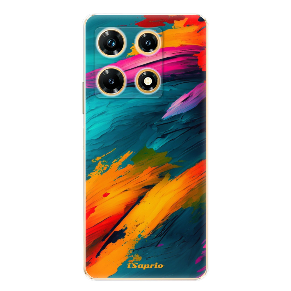 Odolné silikónové puzdro iSaprio - Blue Paint - Infinix Note 30 PRO
