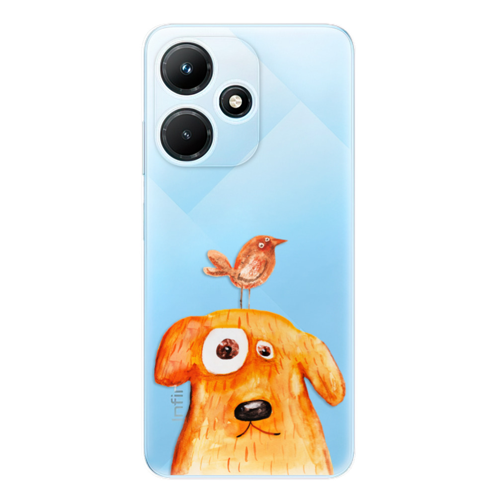 Odolné silikónové puzdro iSaprio - Dog And Bird - Infinix Hot 30i