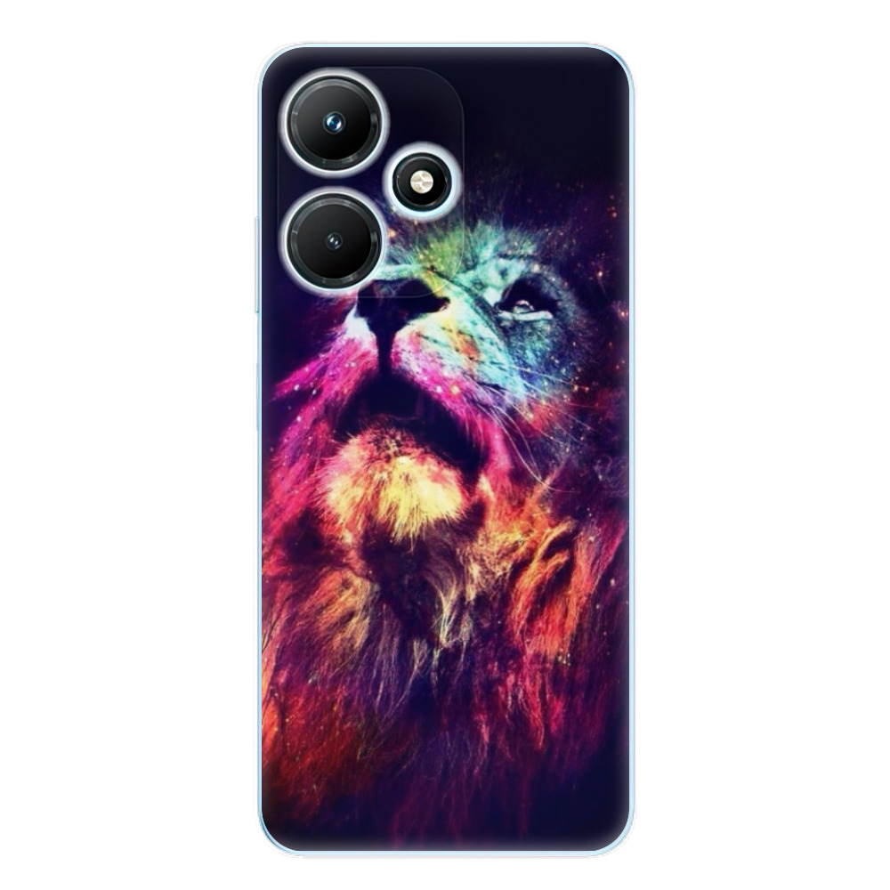 Odolné silikónové puzdro iSaprio - Lion in Colors - Infinix Hot 30i