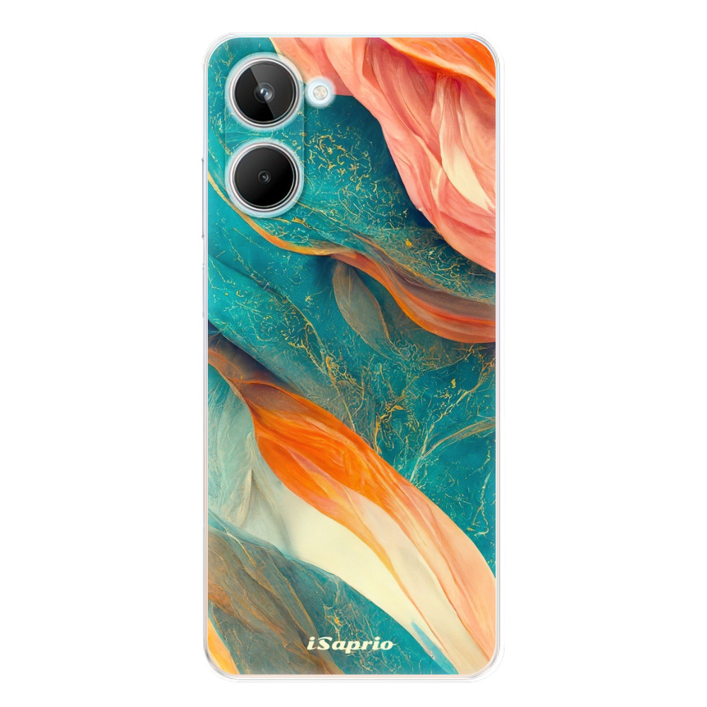 Odolné silikónové puzdro iSaprio - Abstract Marble - Realme 10