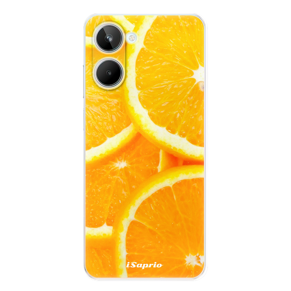 Odolné silikónové puzdro iSaprio - Orange 10 - Realme 10