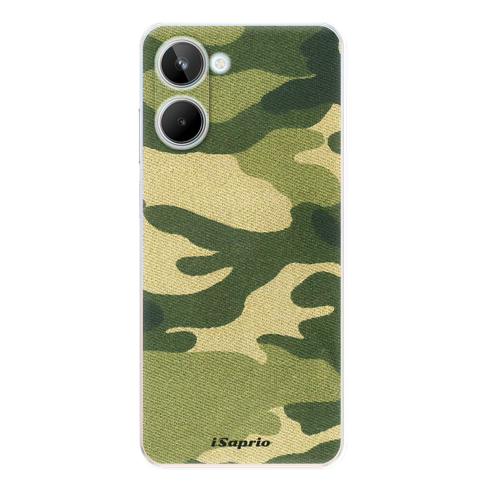 Odolné silikónové puzdro iSaprio - Green Camuflage 01 - Realme 10