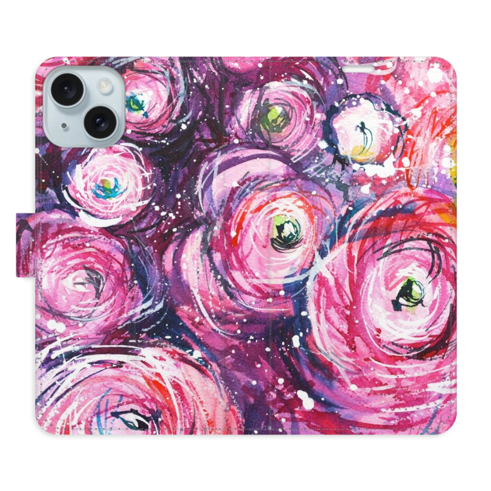 Flipové puzdro iSaprio - Retro Paint 02 - iPhone 15 Plus