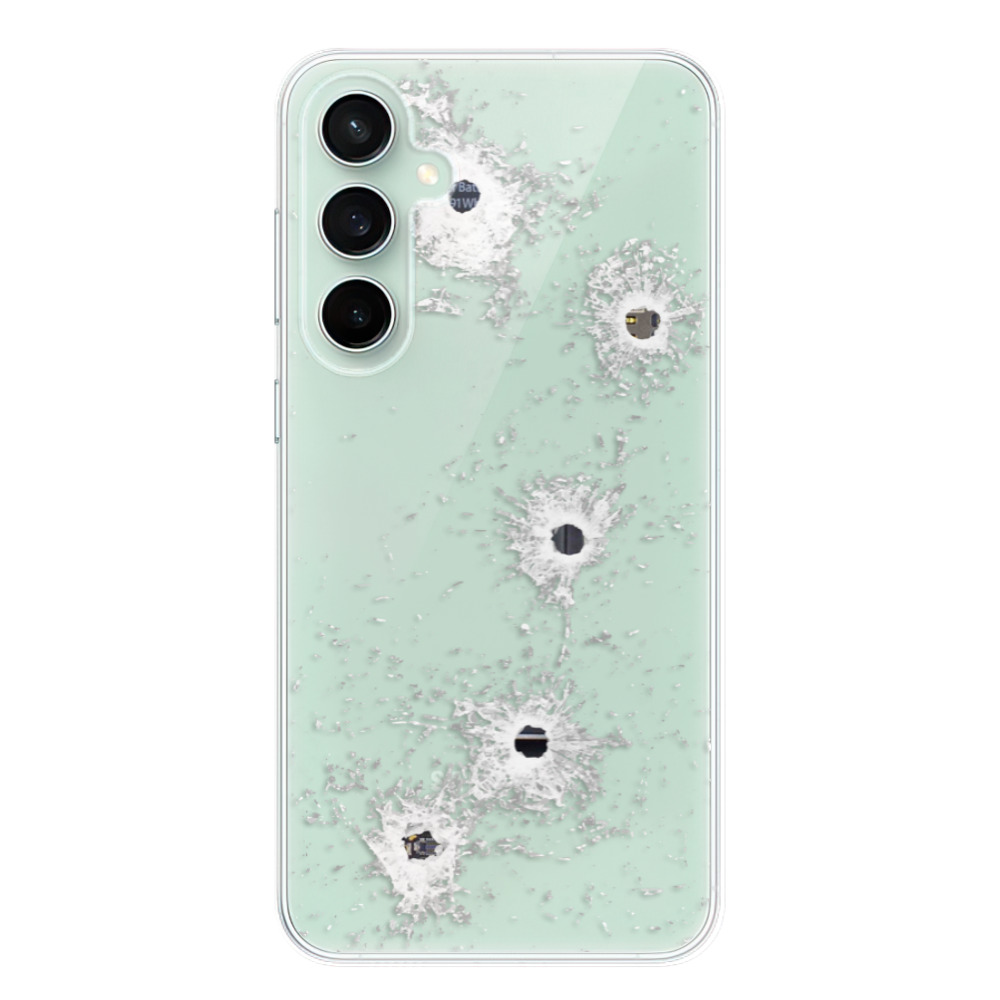 Odolné silikónové puzdro iSaprio - Gunshots - Samsung Galaxy S23 FE