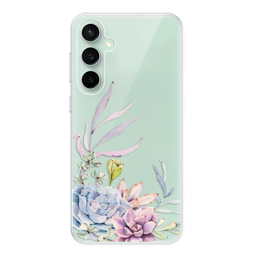 Odolné silikónové puzdro iSaprio - Succulent 01 - Samsung Galaxy S23 FE