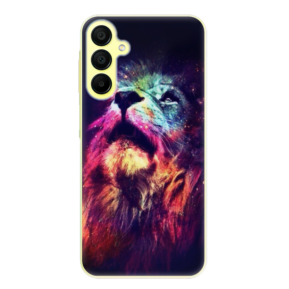 Odolné silikónové puzdro iSaprio - Lion in Colors - Samsung Galaxy A15 / A15 5G